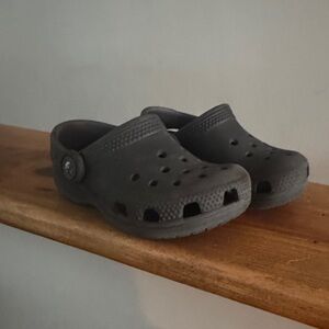 CROCS Kids Black Slip-On Sandals